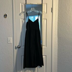 Target black midi dress with back bow!